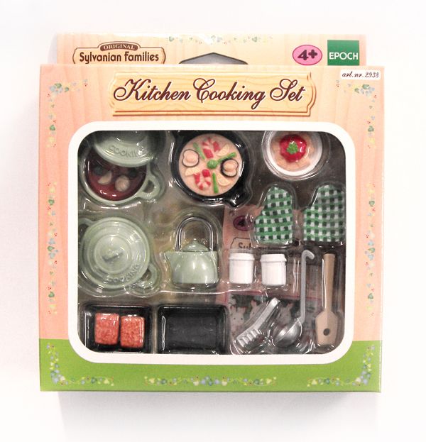 New Sylvanian families House Kitchen Cooking set #2938  