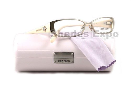 NEW JIMMY CHOO EYEGLASSES JC 33 BEIGE POC JC33 AUTH  