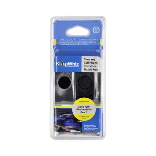 Universal Black Original KlipWhiz Visor Mount Holder to Make Phone 