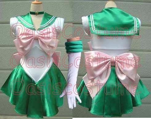 Sailor Moon Sailor Jupiter Lita Cosplay Costume gloves  