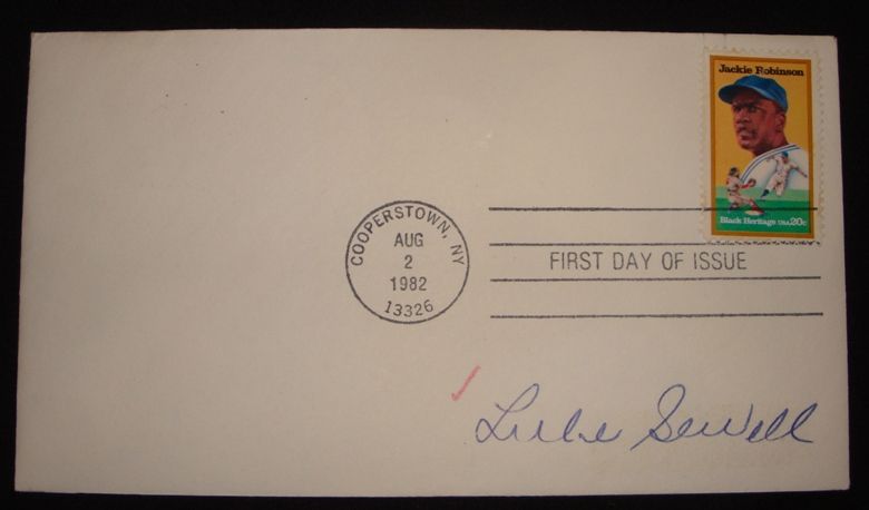 Luke Sewell Autographed Jackie Robinson First Day Cover  