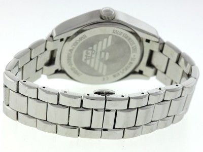 Authentic Emporio Armani AR 0647 Roman Dial Quartz Stainless Steel Men 