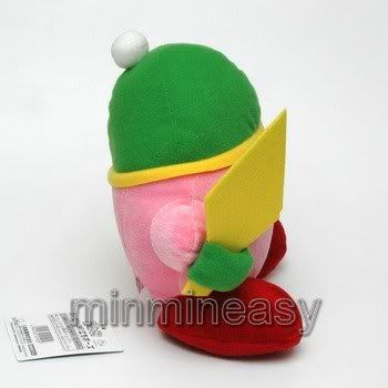 NINTENDO GAME KIRBY 8 SWORD ZELDA FIGURE PLUSH DOLL TOY  