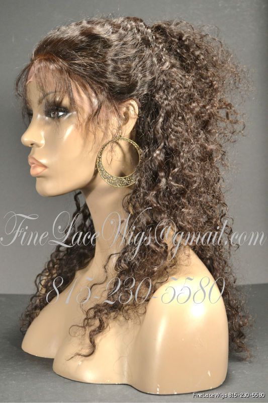   Wig Brazilian Curl stocked Brazilian Chinese or Malaysian Hair  