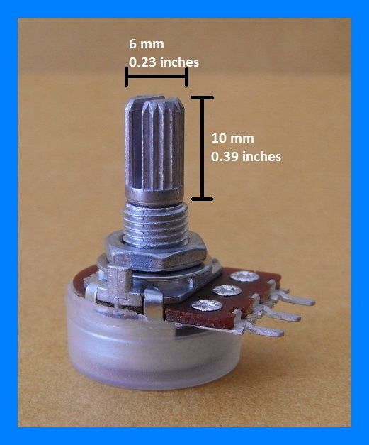 100K OHM C100K 100KC Anti Log Taper Potentiometer  