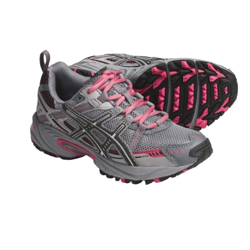   GEL Enduro 6 GS Kids Youth Trail Running Shoes Titanium Cherry  