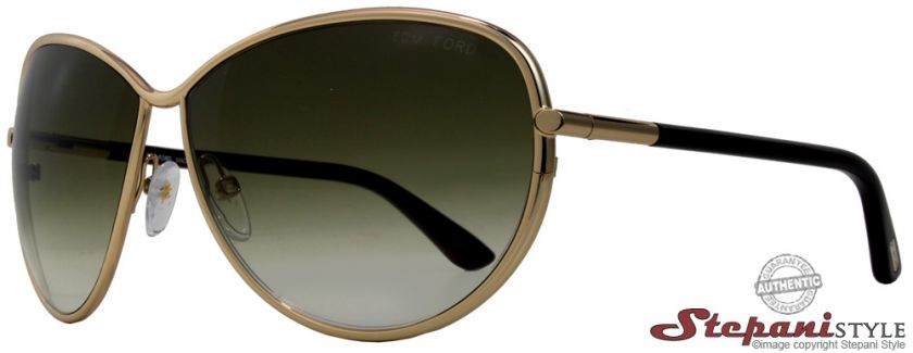 Tom Ford Sunglasses TF181 Francesca 28F GoldBrown 181  