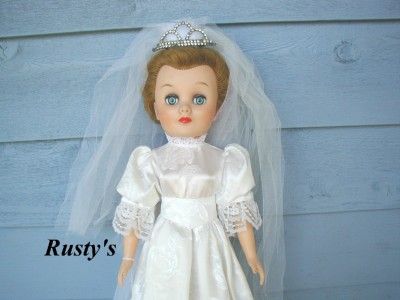 1950s 22 inch TONI type Fashion Bride Doll   NICE One  