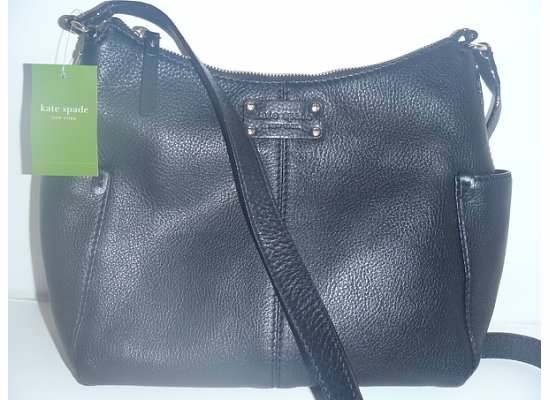 NEW Kate Spade Black Leather Yardley Nicole Crossbody  