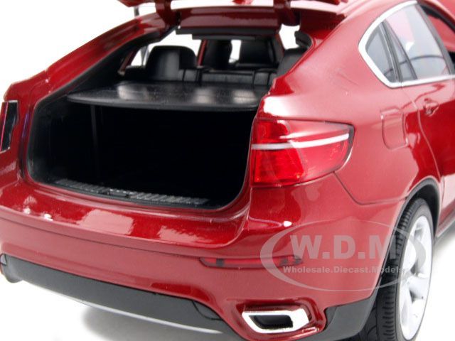 2011 2012 BMW X6 RED 118 DIECAST MODEL CAR  