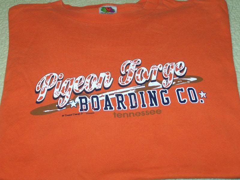 PIGEON FORGE TENNESSEE Boarding Co. Tourist T Shirt XXL  