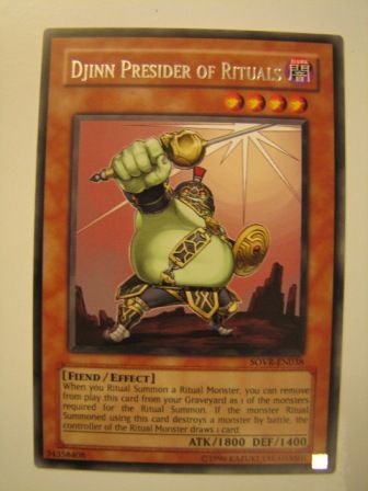 Yugioh Card Stardust Overdrive DJINN PRESIDER  