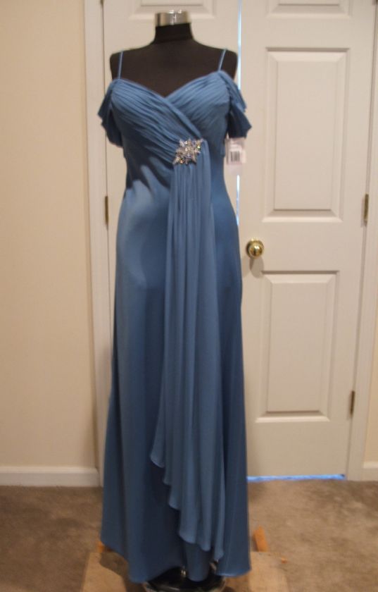 new/ tag $249 alex evenings wedding/prom formal sz 6  