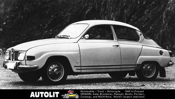 1970 Saab 96 V4 Factory Photo  