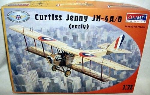 olimp 1/72 CURTISS JENNY JN 4 A/D WWI BI PLANE EARLY  