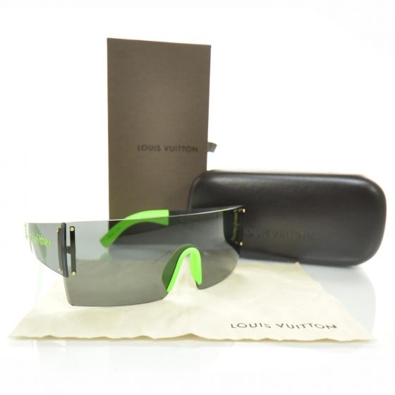 LOUIS VUITTON Stephen Sprouse GRAFFITI Sunglasses Green  