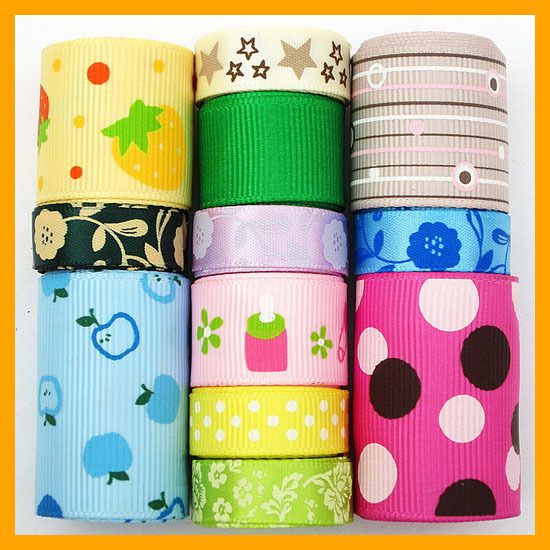   SATIN RIBBON Mixed 3/8 5/8 1 1.5 12 YARDS Workspace Organizer