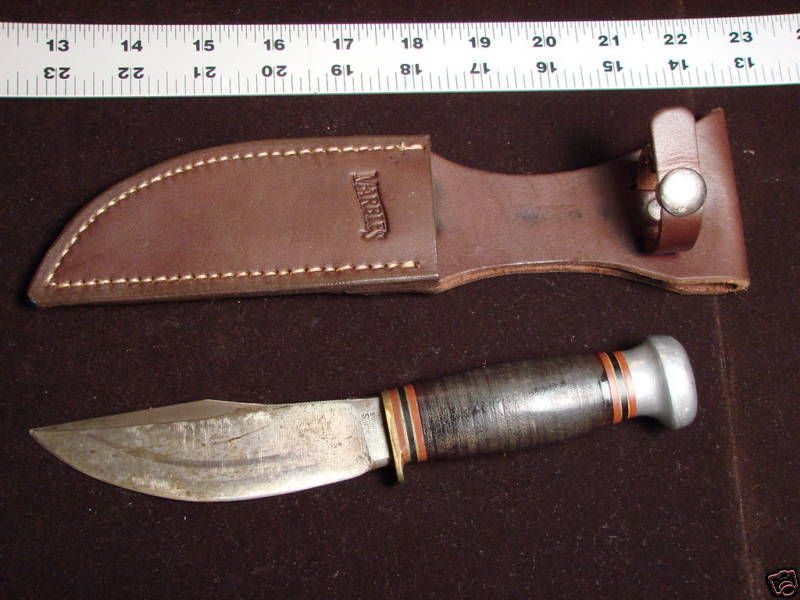 Early Marbles Woodcraft Hunting knife 1950s  