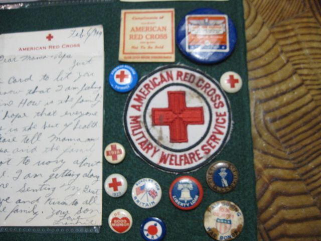 HELBROS WWII RED CROSS RADIUM DIALED MILITARY WATCH + WWII NURSE 