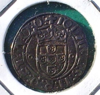 PORTUGAL MONARCHY   VINTÉM D.JOÃO II   ND   SILVER  RARE  