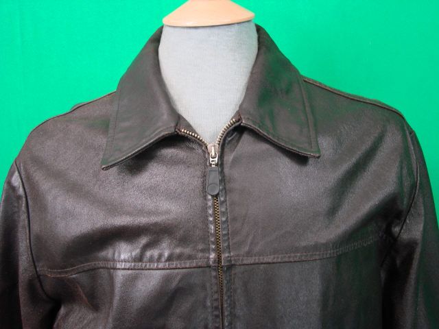 MENS D & G dolce & gabbana leather jacket 40 INCH CHEST  