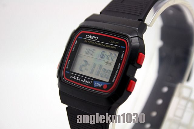 Rare Vintage Casio W 48B Digital Watch LCD JAPAN USED  