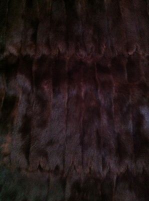 1940s Boxy Shoulder rare VINTAGE Squirrel Fur Coat Alaska Fur Company 