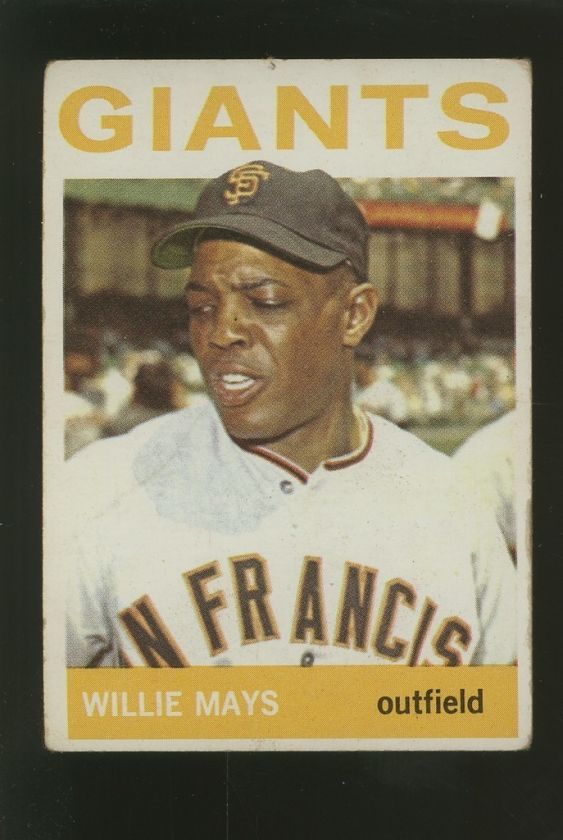 1964 TOPPS WILLIE MAYS #150 (125.00) VG C2916  