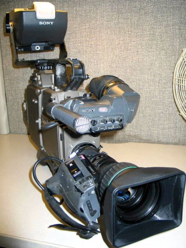 Sony CA 55A Triax Studio Camera / Camcorder Package  