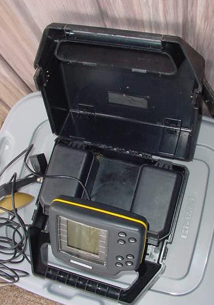 FISH FINDER HUMMINBIRD PORTABLE WIDE 455 HIGH DEFINITION SENSOR  