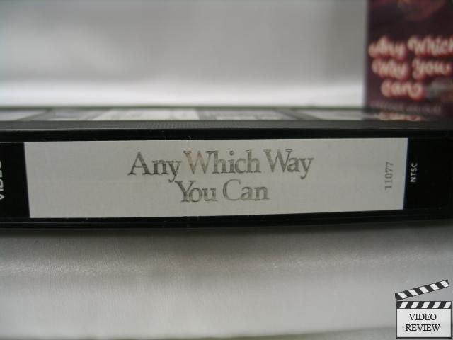 Any Which Way You Can * VHS * Clint Eastwood 085391107736  