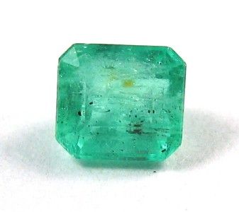 Natural .76ct Colombian Emerald 6x5 EC SI Untreated Loose Stone 
