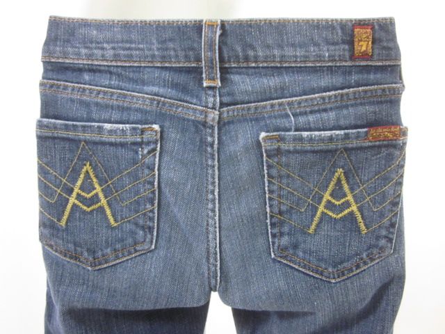 FOR ALL MANKIND Girls Blue Medium Wash Denim Jeans 12  