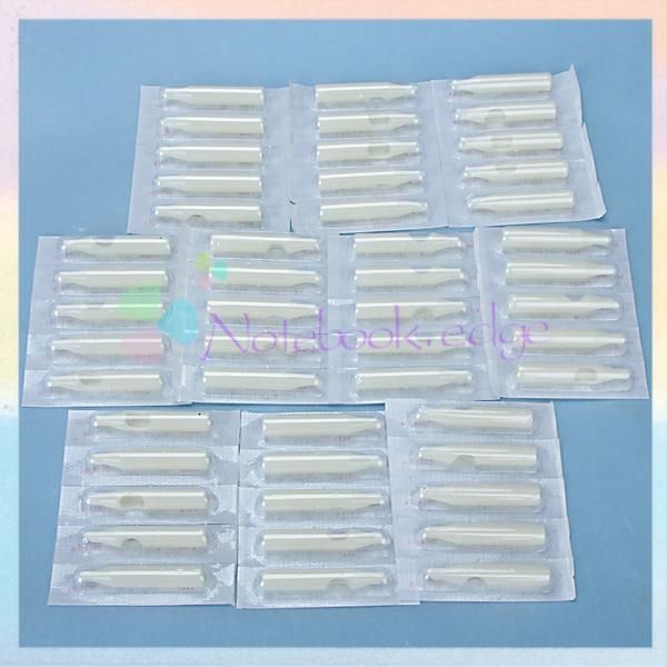 50 Tattoo Nozzle Tube Tips Fit Needle Machine Pirecing Lover Tool 