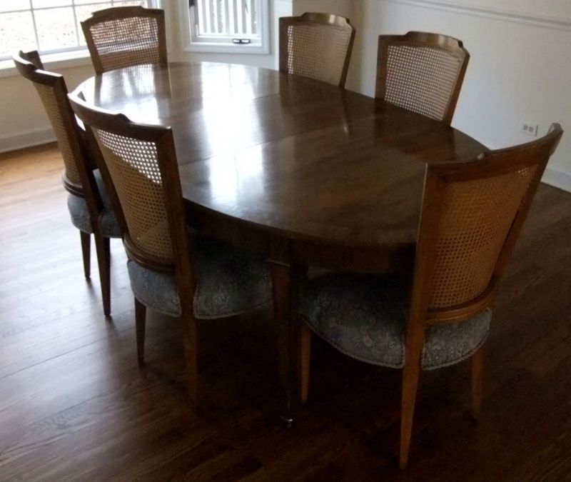 Vintage 7 Piece Baker Dining Room Set Excellent Cond  