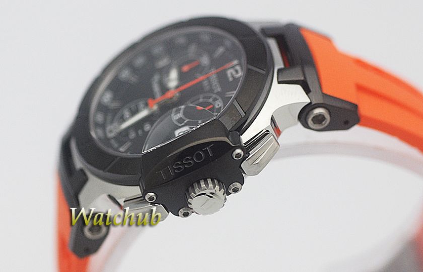 LATEST 2012 TISSOT T SPORT T RACER LADIES 330Ft CARBON STEEL 