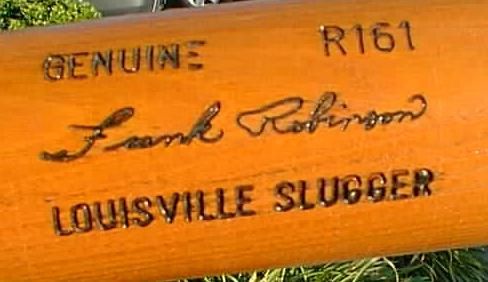 FRANK ROBINSON LOUISVILLE SLUGGER R161 ORIOLES BAT  