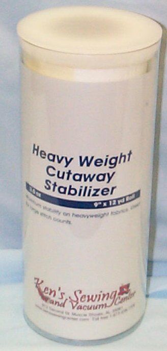 Heavy Cutaway Embroidery Stabilizer New 814027013154  