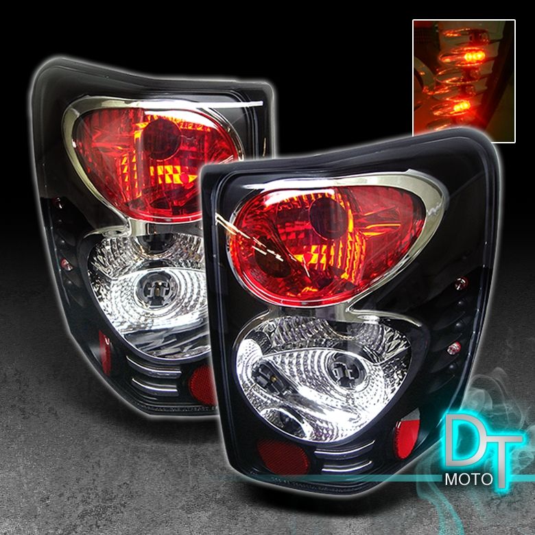 99 04 JEEP GRAND CHEROKEE BLACK ALTEZZA TAIL LIGHTS LEFT+RIGHT  
