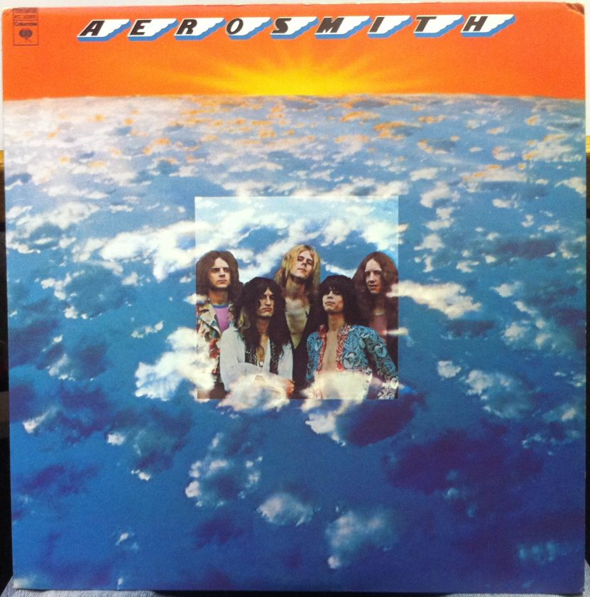 AEROSMITH s/t debut LP Mint  KC 32005 Promo 1973 1st Press Orange CBS 