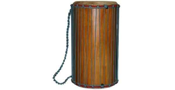 15 DJUN DJUN AFRICAN STYLE DRUM HAND MADE MAHOGANY  