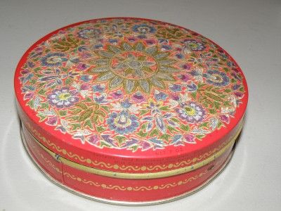 Rare Dross cookie / candy tin Holland floral design  