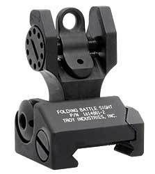 TROY INDUSTRIES FOLDING REAR BATTLE SIGHT   BLACK  