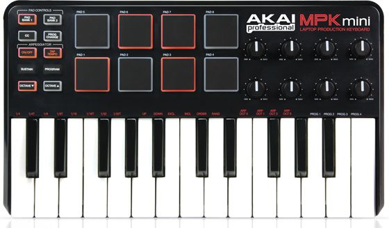 Beat Thang Virtual Software + Akai MPKMINI Controller  