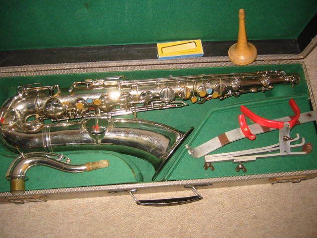 Nice vintage Bruno N.Y. Perfection Tenor Saxophone (by Conn)  