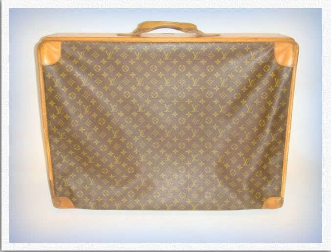 LOUIS VUITTON LUGGAGE vintage w/ monogram  