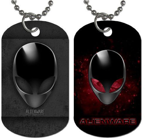 New Hot Alienware Computer PC Gaming Dog Tag Necklace 1  