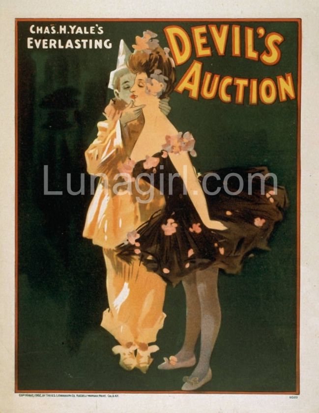 BURLESQUE VAUDEVILLE posters Victorian theater image CD  