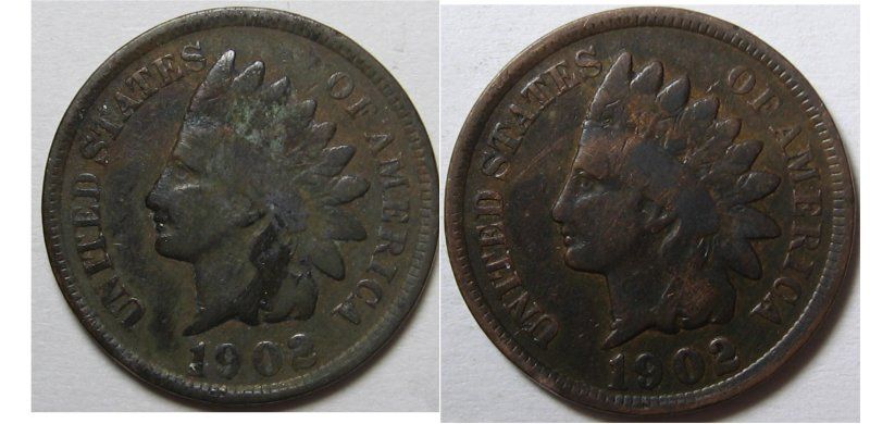 SOME BEFORE AND AFTER PICTURES OF COINS CONSERVED WITH VERDI CARE™