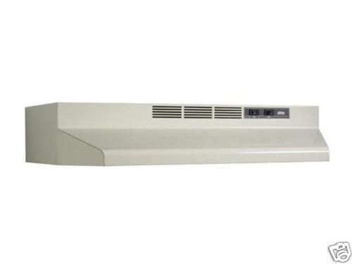 30 Range Hood Vented or Non Bisque Almond Broan New  